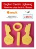 Omask 74866 English Electric Lightning wheel bay plugs (for Airfix/Eduard) 1/48